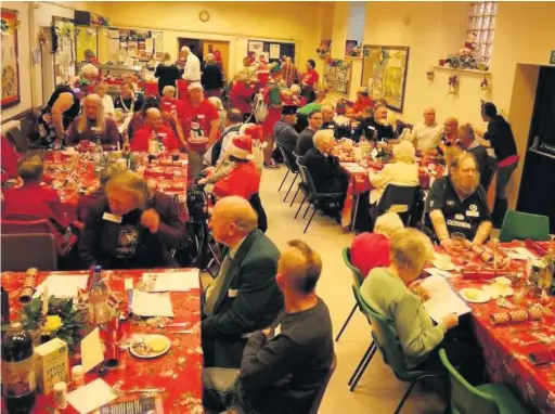  ??  ?? Last year’s Christmas Day event at St Fagan’s Church in Trecynon