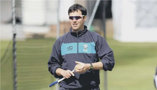  ??  ?? 0 Craig Wright will work alongside head coach Shane Burger and will also have a role as national fast bowling lead with Cricket Scotland