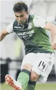  ??  ?? Two-goal Stevie Mallan.