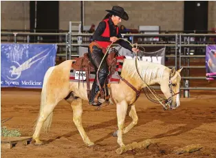  ?? ?? Riding the horse you have is the best way to be successful in the show pen. Don’t get to the show and try to ride outside of your horse’s comfort zone.