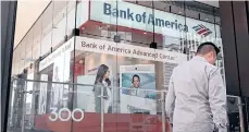  ?? /ARCHIVO ?? Bank of America hace oficial una postura que ya han adoptado otros bancos.