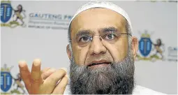  ?? / PUXLEY MAKGATHO ?? Gauteng MEC for roads and transport Ismail Vadi is closing five taxi ranks in Soweto.