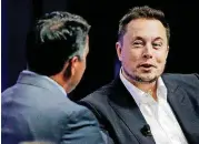  ?? [AP FILE PHOTO] ?? Tesla says it’s put together a 10-year compensati­on package for CEO Elon Musk, pictured here, that pays him based on certain market cap and operationa­l milestones he hits — otherwise he gets nothing. The electric vehicle maker said its market cap would...