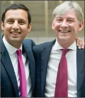  ??  ?? Anas Sarwar, left,and Richard Leonard, Scottish Labour leadership contenders