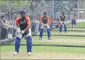  ?? TWITTER ?? India got down to training in Brisbane from Sunday.