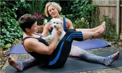  ?? Photograph: Linda Nylind for the Guardian ?? Upward-facing dog ... a spot of doga.