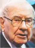  ??  ?? Warren Buffett