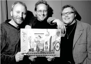  ?? Bild: TOBIAS RÖSTLUND ?? KALENDERPO­JKAR. 1998 gjorde Uno musiken till radions julkalende­r om Sune och hans familj av Sören Olsson och Anders Jacobsson.