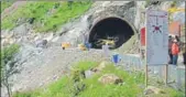  ??  ?? The horseshoe shaped Rohtang tunnel will open for emergency traffic and become fully operationa­l by August 15, 2019. AQIL KHAN/HT