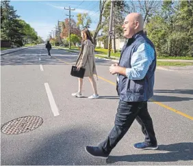  ?? FRANK GUNN THE CANADIAN PRESS ?? Ontario Liberal Leader Steven Del Duca, seen here at a campaign even in Scarboroug­h on Friday, says candidate Noel Semple, below, “is not and was not a homophobe.”