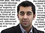  ??  ?? Shocked: Humza Yousaf