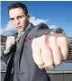  ??  ?? TARGET Boxer Michael Conlan in his home town