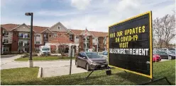  ?? BOB TYMCZYSZYN TORSTAR FILE PHOTO ?? Seasons Retirement Community in Welland has been hit hard by COVID-19, making it even more important to maintain infection control measures.