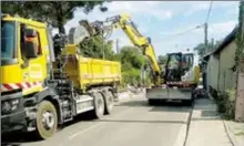  ?? ?? Cet été, des travaux ont été effectués sur la commune