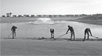  ?? KAMRAN JEBREILI/AP ?? Trump Internatio­nal Golf Club in Dubai, United Arab Emirates, is to open in February, just days after Donald Trump takes office, but the incoming 45th American president has yet to answer concerns about financial agreements.