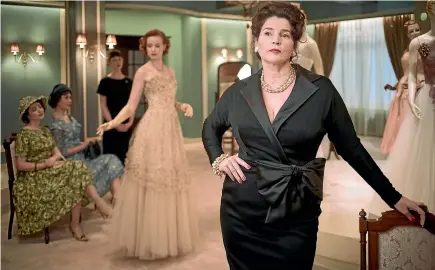  ??  ?? Julia Ormond plays Magda, the stylish no-nonsense boss of a Sydney department store’s modern gowns section in the 1950s.