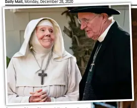  ??  ?? Cameos: Diana Rigg and Jim Broadbent