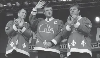  ?? BENOIT GARIEPY ?? The Quebec Nordiques’ legendary Stastny brothers — Anton, Peter and Marian — were a wrecking crew for the team when they arrived in North America in the early 1980s.