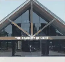  ??  ?? Will there be a plan for investment in the Academy of Light?