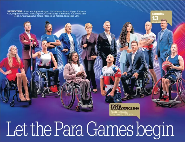 Tokyo Paralympics 2020: Majority of Channel 4's presenters will