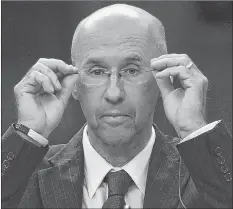  ?? CP FILE PHOTO ?? Parliament­ary Budget Officer Kevin Page appears as a witness at Commons Public accounts committee on Parliament Hill in Ottawa on May 3, 2012.