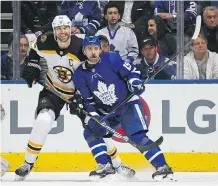  ?? CLAUS ANDERSEN/GETTY IMAGES ?? Wednesday’s game against the Boston Bruins will be the sixth career Game 7 in the NHL for Tomas Plekanec, but his first with the Toronto Maple Leafs.