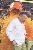  ?? CHRISTOPHE­R HANEWINCKE­L, USA TODAY SPORTS ?? Tennessee, Butch Jones relished Music City Bowl win.