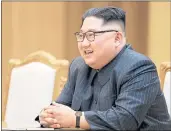  ?? KOREAN CENTRAL NEWS AGENCY ?? North Korean leader Kim Jong Un is not happy with the joint Air Force drills currently being conducted by United States and South Korean forces in South Korea.