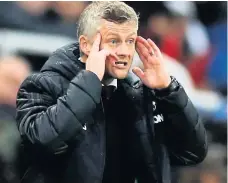  ??  ?? GO GUNNING FOR ‘EM Solskjaer wants to see more attacking flair