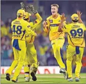  ?? VS GOSAIN / HT ?? The Chennai Super Kings, who have been the most successful team in the league, are once again looking strong.