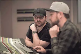  ?? JEFF JOHNSON ?? Chris Young co-produced his new album, Losing Sleep, with Corey Crowder.