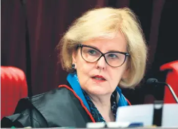  ?? Nelson Jr./Ascom/TSE ?? Segundo a presidente do TSE, ministra Rosa Weber, neste ano o tribunal julgou 7.570 processos, entre decisões colegiadas e monocrátic­as