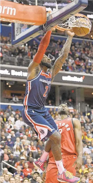  ?? AP ?? John Wall’s comeback suffers setback during NBA hiatus and star guard will not be in Orlando.