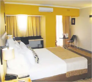 ??  ?? A new look bedroom at Cresta Oasis