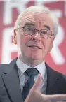  ??  ?? John McDonnell