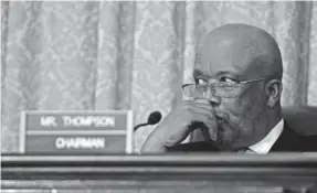  ?? H. DARR BEISER/USA TODAY ?? House Homeland Security Committee Chairman Bennie G. Thompson, D-Miss., said he wants the TSA and FBI to put Capitol riot participan­ts on the federal no-fly list.