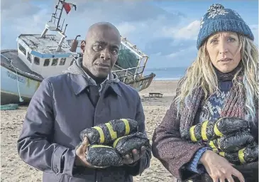  ?? ?? Paterson Joseph and Daisy Haggard in Boat Story. (Pic credit: BBC)