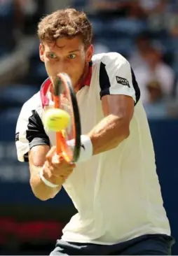  ?? ELSA/GETTY IMAGES ?? Pablo Carreno Busta, the 12th seed and highest-ranked survivor in the lower bracket at the U.S. Open, advanced to his first major semifinal.