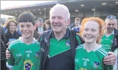  ?? ?? Patsy English pictured with Haulie Gallaghue and Mary English last weekend.