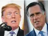  ?? Getty Images photos ?? Former President Donald Trump and Utah Sen. Mitt Romney have different leadership styles. There is room for both in the GOP.