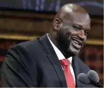  ?? AP FILE ?? ‘NO WORDS’: Former Los Angeles Lakers center Shaquille O’Neal voiced his love for late teammate Kobe Bryant on Sunday, who was tragically killed in a helicopter crash.