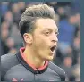  ??  ?? UNSETTLED Mesut Ozil could go on a free transfer