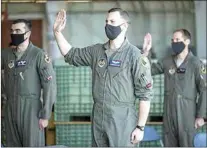  ?? GIANCARLO CASEM / U.S. AIR FORCE PHOTO ?? Edwards Air Force Base holds a Space Force transfer ceremony Thursday afternoon.