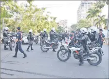  ??  ?? Agentes del Grupo Lince también participar­on de los procedimie­ntos en busca del presunto homicida.