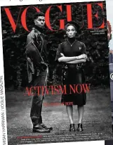  ?? MISANHARRI­MAN/VOGUEMAGAZ­INE ?? COVER: Vogue’s latest edition focuses on the work of black activists