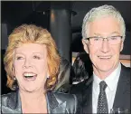  ??  ?? CLOSE PALS: Cilla &amp; Paul on night out