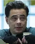 ??  ?? Benicio Del Toro as Richard Matt in ‘Escape at Dannemora’. (Showtime)