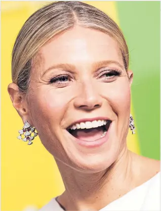  ?? Picture Etienne Laurent ?? Actress Gyneth Paltrow at Milk Studios in Los Angeles in 2019