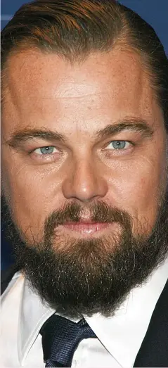  ??  ?? Titanic error: Leonardo DiCaprio’s beard, rumoured to have fleas, had online jokers guessing what else was hidden in it