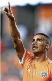  ?? Chronicle file ?? Forward Mauro Manotas, who led the Dynamo in scoring in 2018, will spearhead the Orange charge again this season.